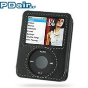 PDair Leather Sleeve Case - iPod Nano 3G