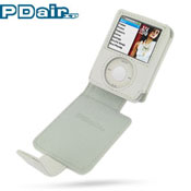 Stylish Leather Flip Case from PDair for the iPod Nano 3G.