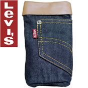 LEVI STRAUSS DENIM POCKET POUCH - BLUE