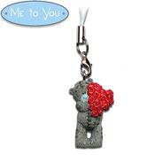 ME TO YOU MOBILE PHONE CHARM - ROSES