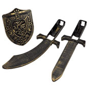 Weapon kit with grip holders for a more realistic feeling during your games on the Wii.