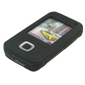 Silicone Case for Nokia N81 - Black
