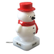Snowman 4-Port USB Hub