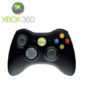 Official Microsoft Xbox 360 Wireless Controller - Black