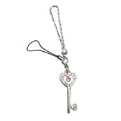 MOBILE PHONE CHARM - LOVE KEY