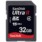 Ultra II SD Cards 32GB are fast and reliable and able to meet the needs of professional or casual users.