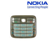 Nokia N73 Replacement Keypad - Silver / Grey