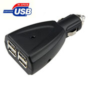 4-Port USB Car Charger