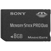 Sony's Memory Stick PRO Duo 8GB is ideal for cameras, PSPs and other  devices.