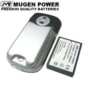 Mugen Battery & Back Cover  Black / Silver  - HTC P6300 - 3600 mAh