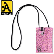 A-STYLE MOBILE PHONE POUCH - HEART