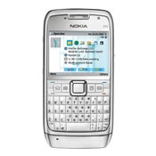 Sim Free Nokia E71 - White Steel