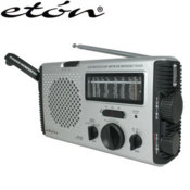 Listen to music or charge your phone anywhere you are with this wind up Radio.