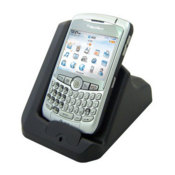 Desktop cradle for charging and synchronising your BlackBerry Curve 8300 plus an additional battery.