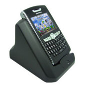 Desktop cradle for charging and synchronising your BlackBerry 8800 plus an additional battery.