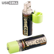 USBCell Rechargeable AA Battery Twin Pack