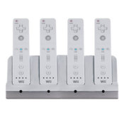 Charge 4 different Wii remotes at the same time, and kiss goodbye the need for AA batteries.