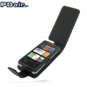 Stylish Leather Flip Case from PDair for the Sony Ericsson Xperia X1.