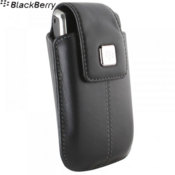 Finished in premium lambskin leather, this genuine BlackBerry holster offers unparalleled comfort and elegance.