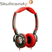 Skullcandy Lowrider Headphones - Silver/Red