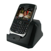 Desktop cradle for charging and synchronising your BlackBerry Curve 8900.