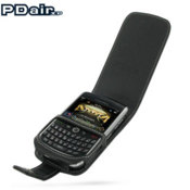 PDair Leather Flip Case - BlackBerry 8900 Curve