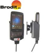 Charge and use your HTC Touch 3G safely in your vehicle with this Brodit active holder with tilt swivel.