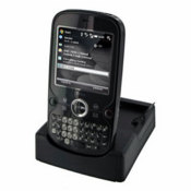 Desktop cradle for charging and synchronising your Palm Treo plus an additional battery.