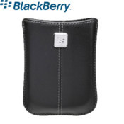 The BlackBerry Leather Pocket is designed to protect your Storm and its camera from bumps and scratches.