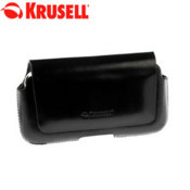 KRUSELL HORIZON HECTOR LEATHER CASE - MEDIUM - BLACK
