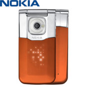 Nokia 7510 Supernova Xpress On Cover Set - Sunset Orange