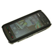 Clip On Back Cover With Screen Protector - Nokia 5800 - Black