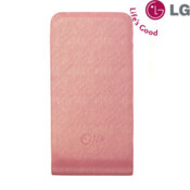 LG CCL-240 Leather Case - Pink