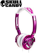 Skullcandy Lowrider Headphones - Pink/White