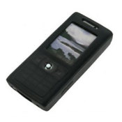 Silicone Case for Samsung S7220 Lucido - Black