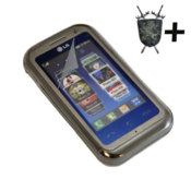 Crystal case like protection with the durability of a silicone case.