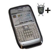 FlexiShield Plus Skin For The Nokia E71 - Black
