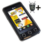 Crystal case like protection with the durability of a silicone and with a screen protector.