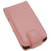 Samsung Tocco Ultra Leather Flip Case - Pink