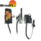 Charge and use your Samsung Omnia HD safely in your vehicle with this Brodit active holder with tilt swivel.