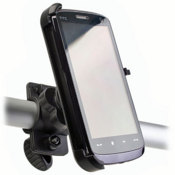 The Bicycle Phone Holder is an easy way to securely fasten your HTC Touch HD while riding your bicycle.