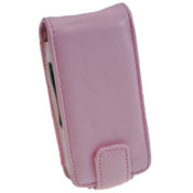 Nokia 5800 XpressMusic Leather Flip Case - Pink