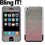Bling It Jewel Pack For iPhone 3GS / 3G - Gradation Pink