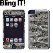 Bling It Jewel Pack For iPod Touch 2G -  Zebra