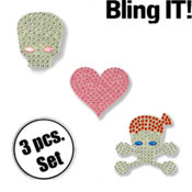 Bling It 3 Piece Tattoo Pack - Pirates