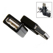 Fully adustable USB swivel adapter that allows you move adjust the postion of you USB socket.
