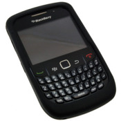 Silicone Case for BlackBerry 8520 Curve - Black