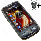 FlexiShield Plus Skin For The Samsung Jet S8000 - Black