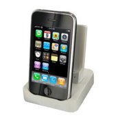 iPhone 3GS / 3G Desktop Dual Charging Dock + Battery Charger - White