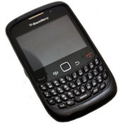 FlexiShield Skin For The BlackBerry 8520 Curve - Solid Black